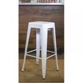 Buffalo 30 In. Amerihome Loft Metal Bar Stool, White, 4Pk BS030WSET